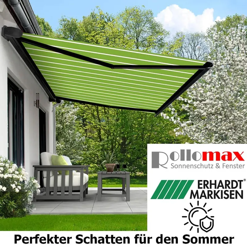 Sonnenschutz für die Terrasse - RolloMax Referenz in Wien
