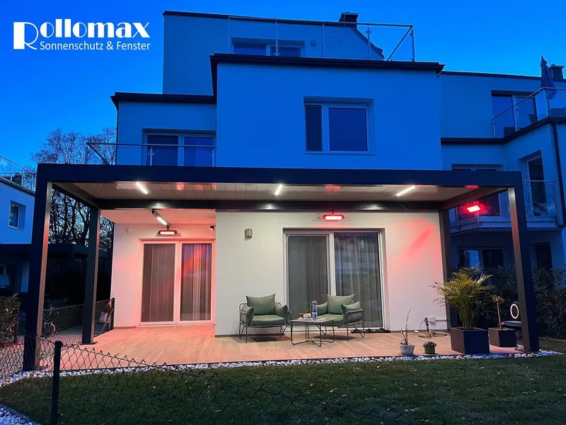 Bioklimatische Pergola - RolloMax Referenz in Wien