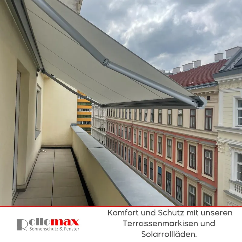 Terrassenmarkisen & Solarrollläden - RolloMax Referenz in Wien