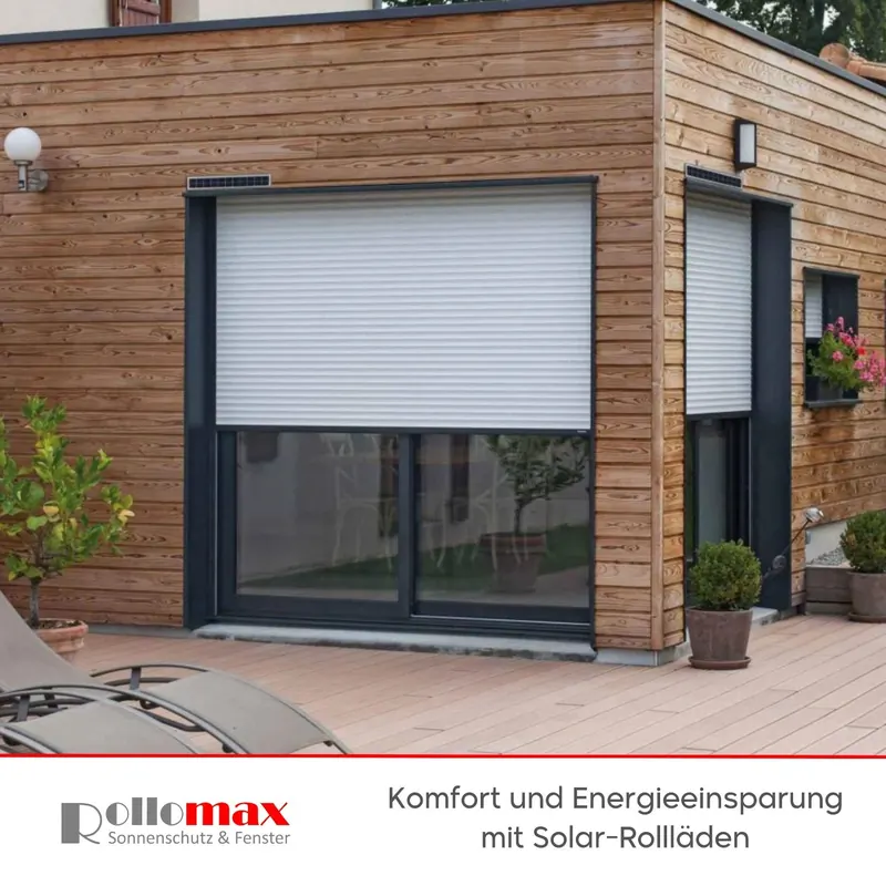 Solar-Rollläden optimieren Raumklima - RolloMax Referenz in Wien