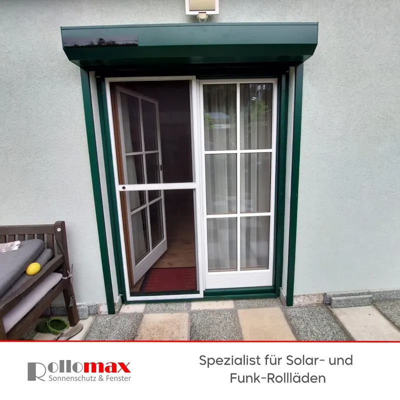 Solar-Rollläden Moosgrün - RolloMax Referenz in Wien