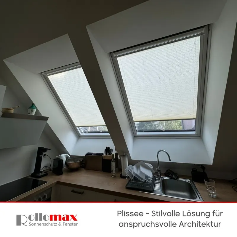 Schrägen Fenster schützen - RolloMax Referenz in Wien