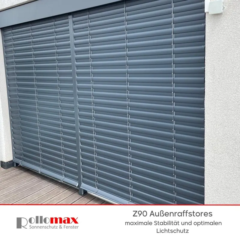 Z90 Außenraffstores - RolloMax Referenz in Wien